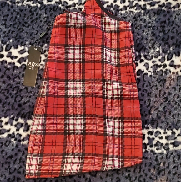 ABS plaid top sz M - Picture 8 of 9